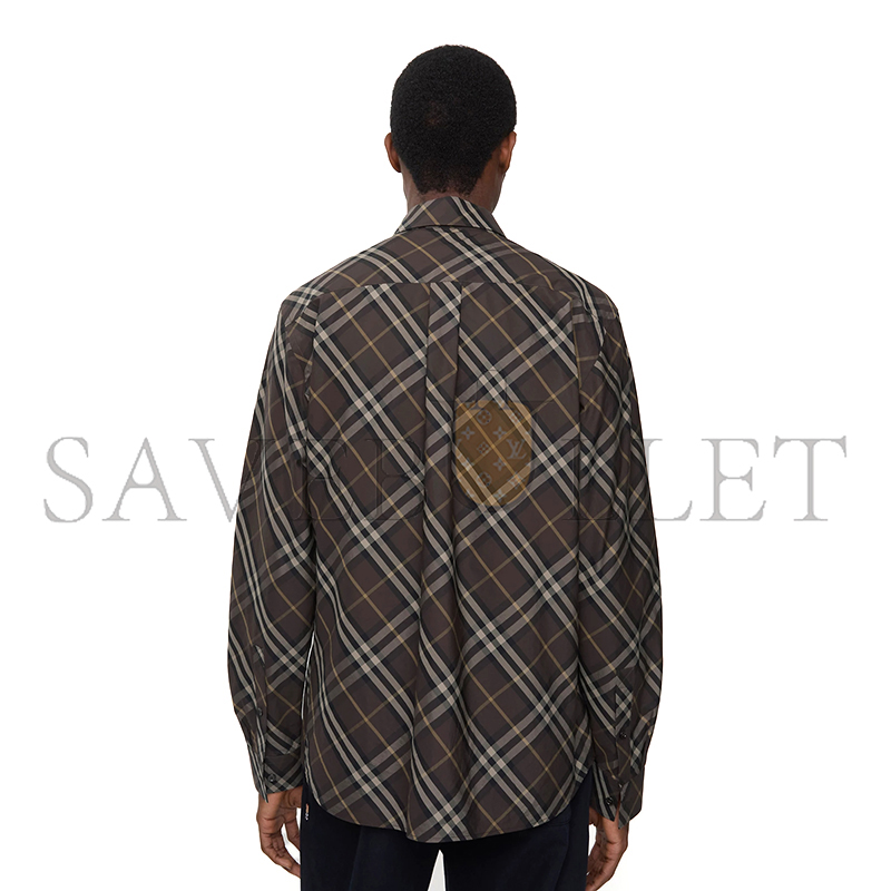 BURBERRY RELAXED FIT CHECK COTTON SHIRT 81150891 BURBERRY RELAXED FIT CHECK COTTON SHIRT 81150891